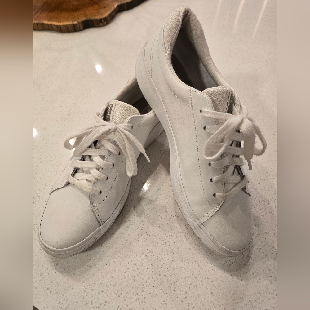 Keds White Leather Sneakers